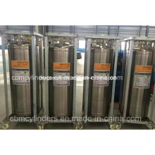 Welded Insulated Cryogenic Liquid Oxygen Nitrogen Container Dewar Cylinders